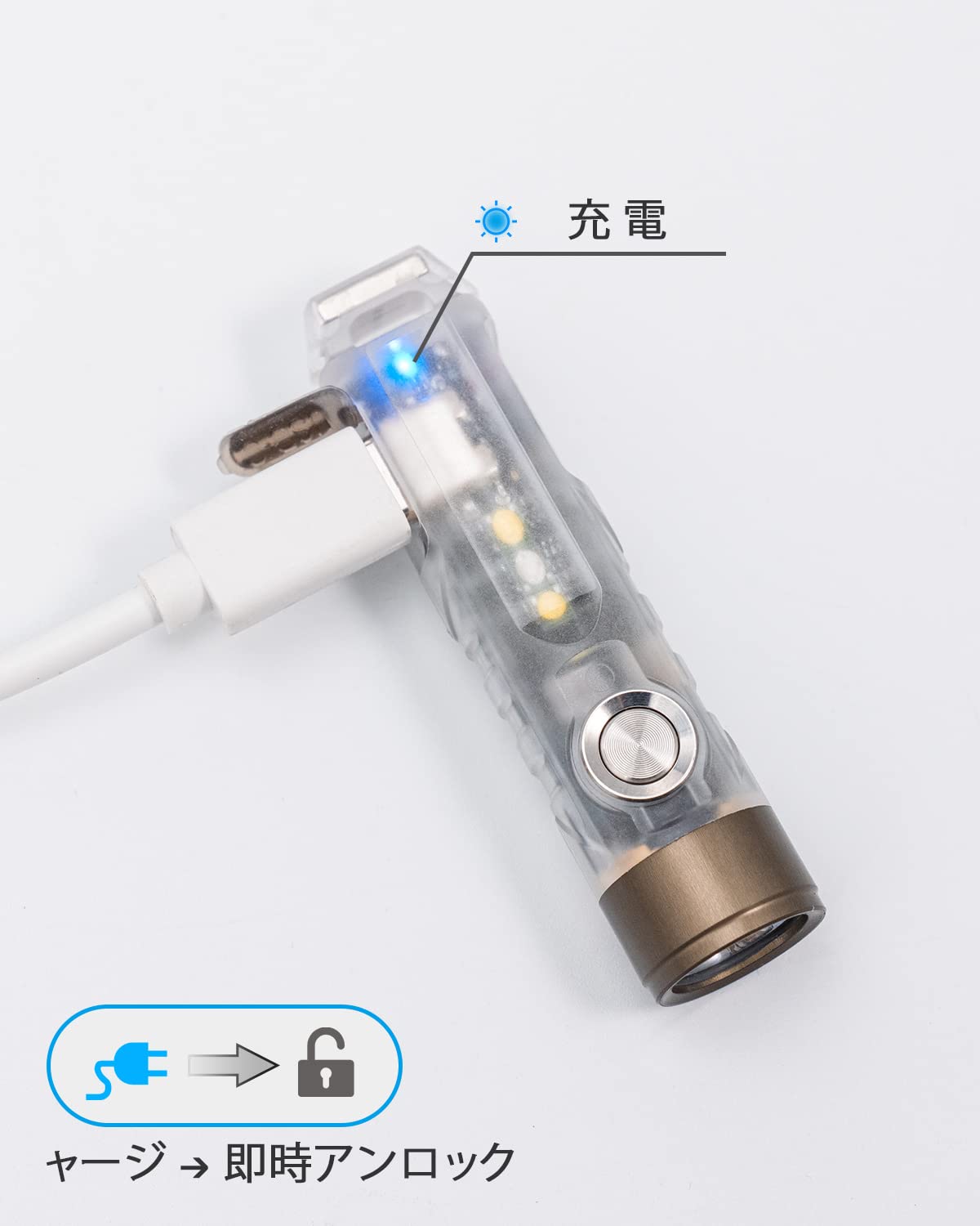 RovyVon Aurora A7 G4 7075 LED 超小型懐中電灯